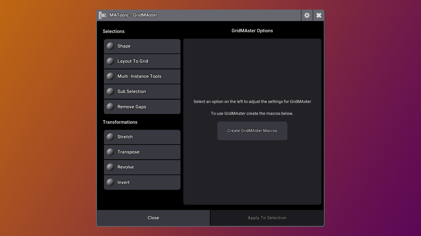 GridMAster Plugin Image