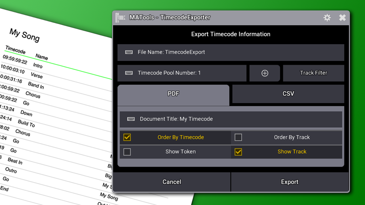 TimecodeExporter Plugin Image